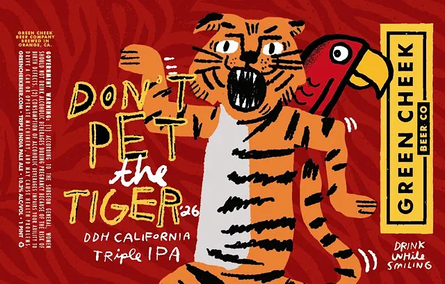 Don't Pet the Tiger '26 — full label as filed with TTB