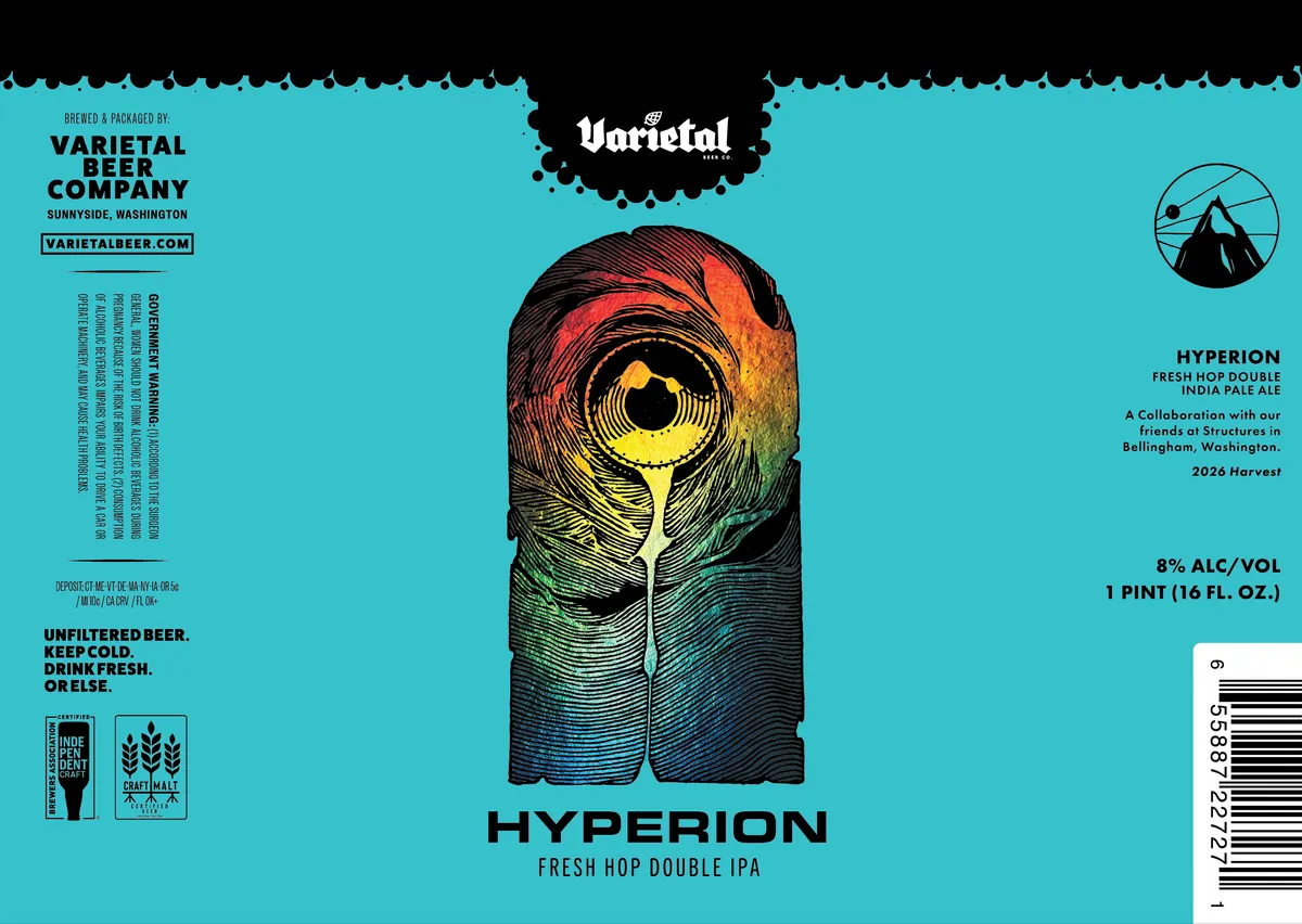 Hyperion — full label as filed with TTB