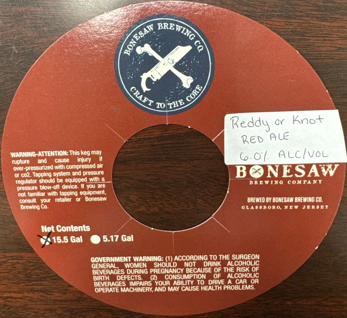 Reddy or Knot label art — REDDY OR KNOT