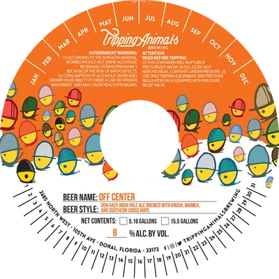 Off Center label
