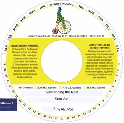 Summoning the Rain label