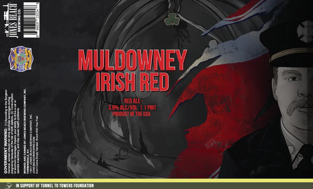 Muldowney Irish Red — full label as filed with TTB