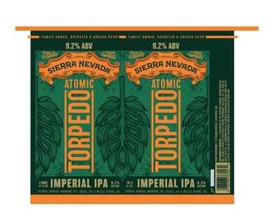 Atomic Torpedo Imperial IPA label