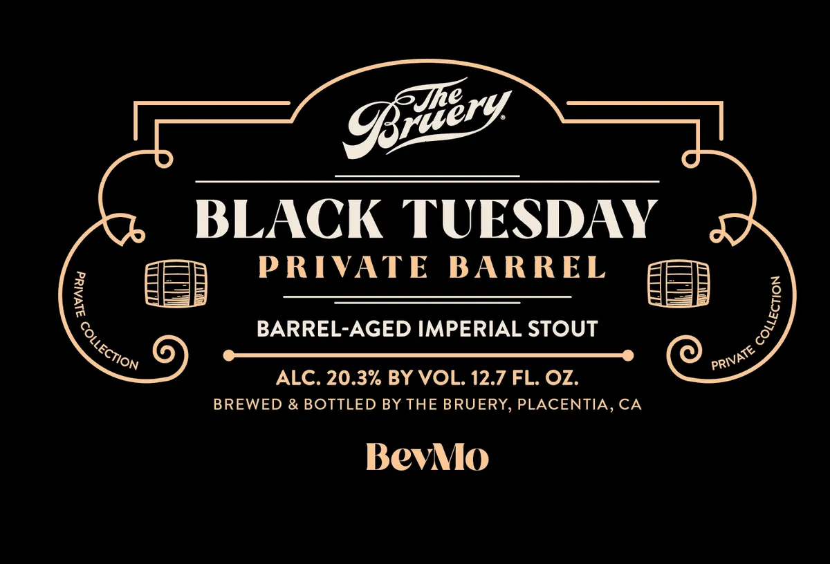 Black Tuesday Private Barrel label