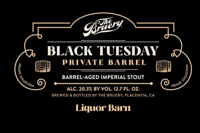 Black Tuesday Private Barrel label