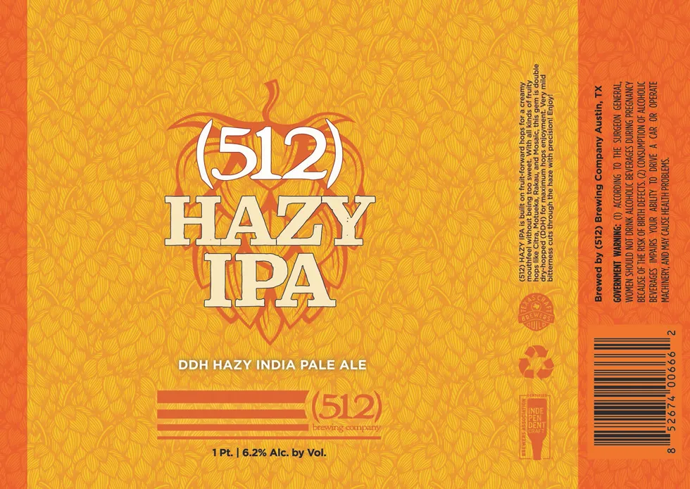 (512) Hazy IPA — full label as filed with TTB