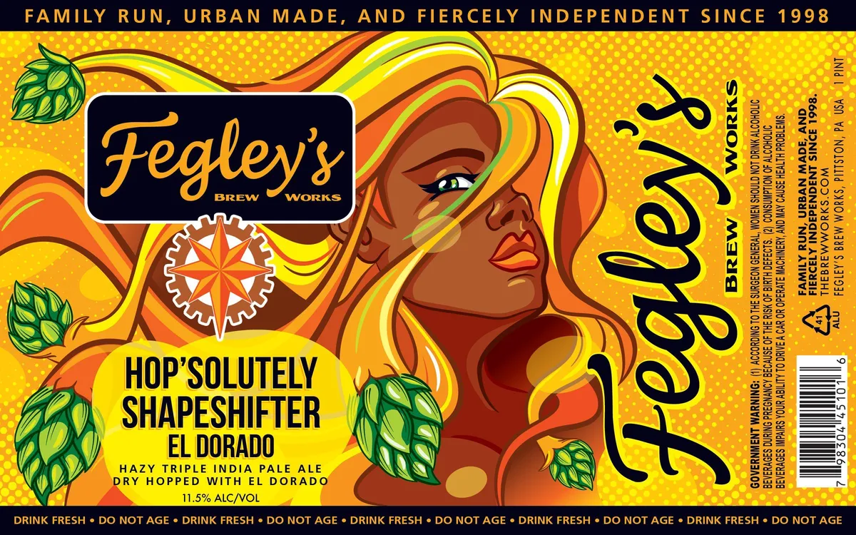 Hop'Solutely Shapeshifter El Dorado — full label as filed with TTB