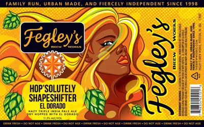 Hop'Solutely Shapeshifter El Dorado label