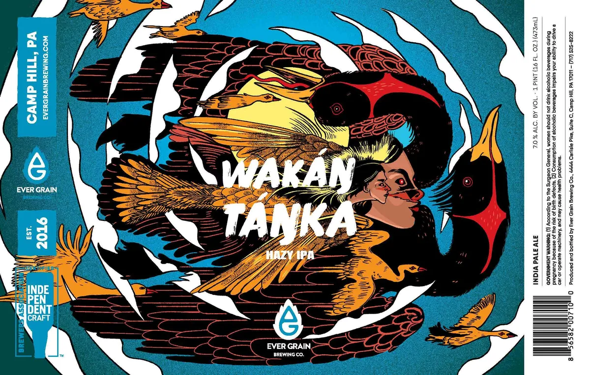 Wakán Tánka — full label as filed with TTB