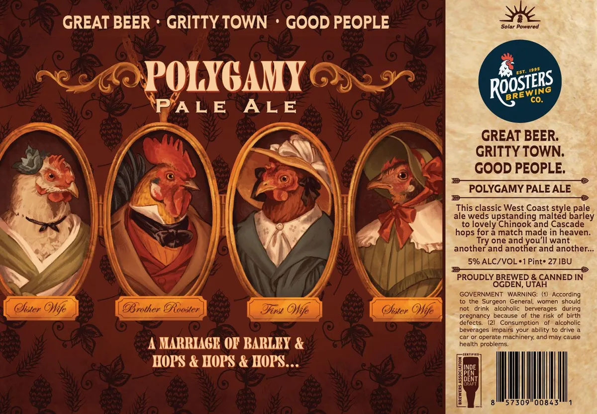 Polygamy Pale Ale — full label as filed with TTB