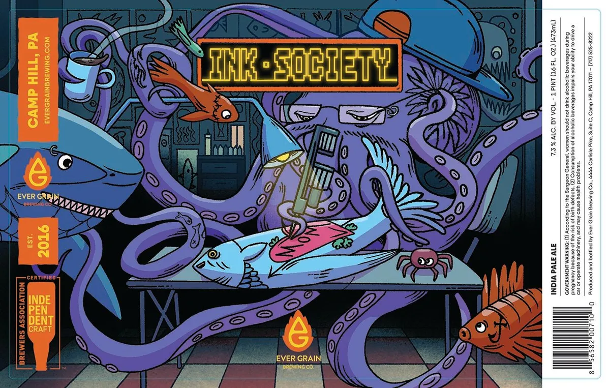 Ink Society — full label as filed with TTB