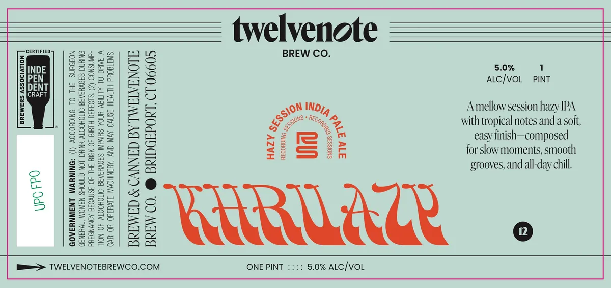 Khruazy — full label as filed with TTB
