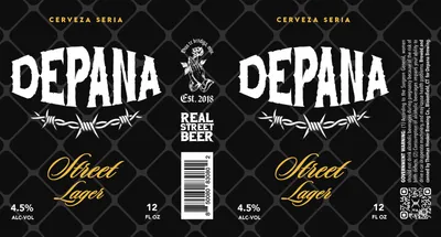 Street Lager label