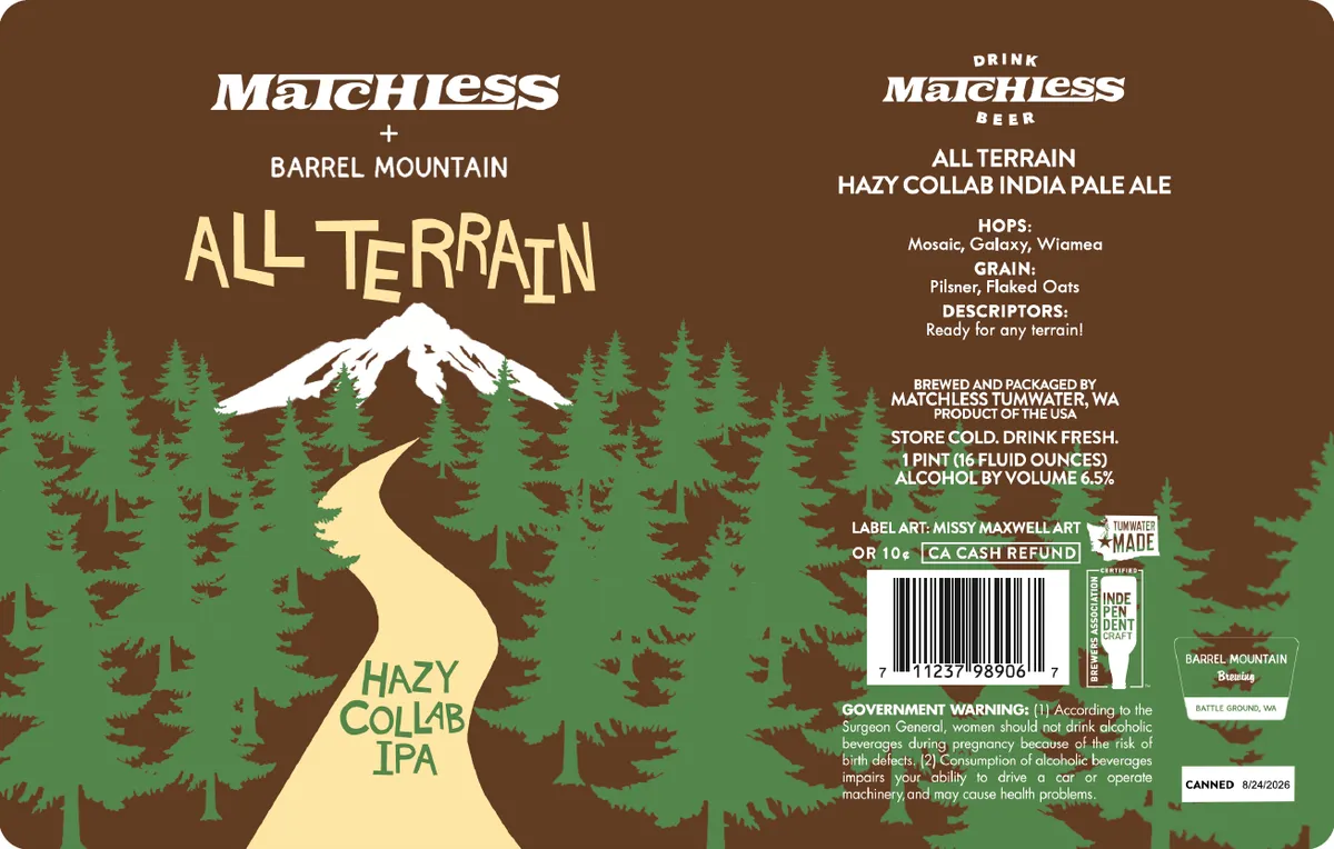 All Terrain — full label as filed with TTB