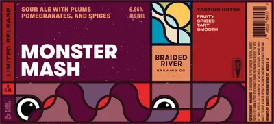 Monster Mash label