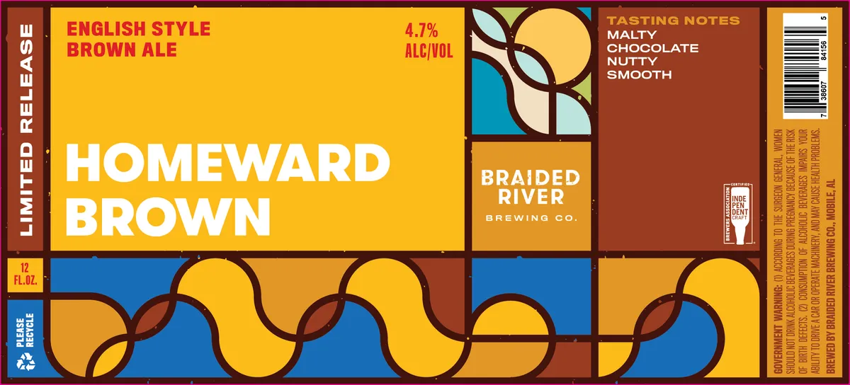 Homeward Brown — full label as filed with TTB
