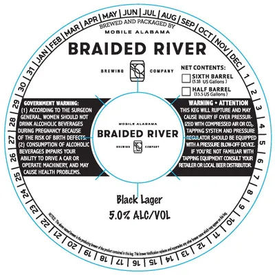 Black Lager label