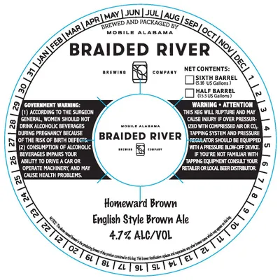 Homeward Brown label