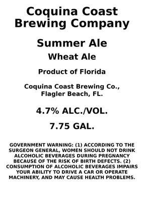 Summer Ale label