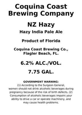 NZ Hazy label