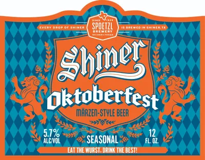 Shiner Oktoberfest label