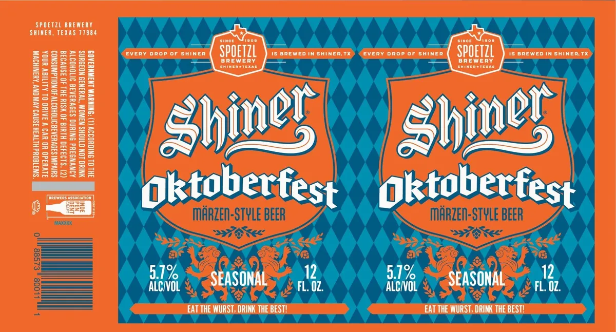 Shiner Oktoberfest label