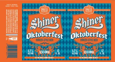 Shiner Oktoberfest label