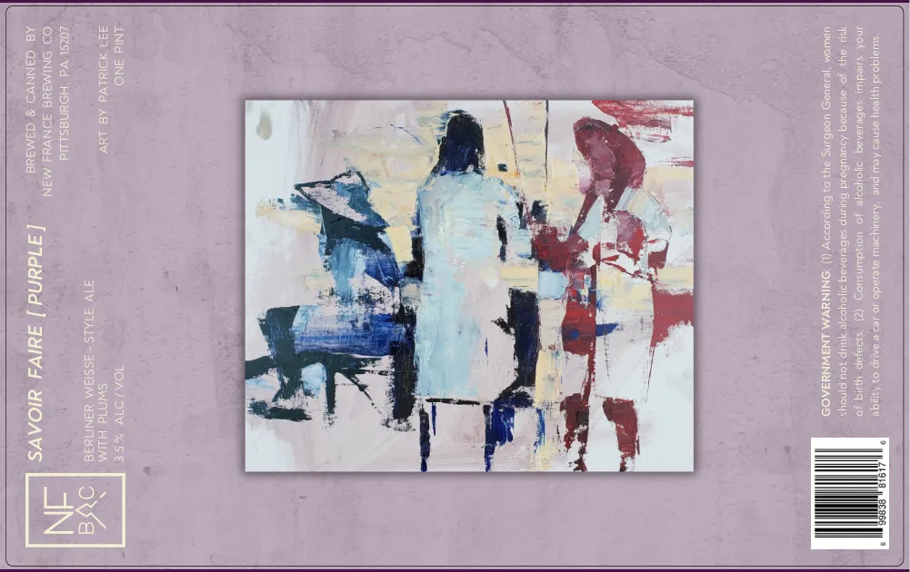 Savoir Faire [Purple] — full label as filed with TTB