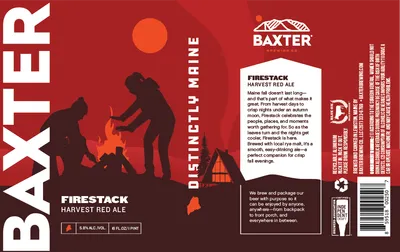Firestack Harvest Red Ale label