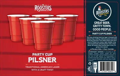 Party Cup Pilsner label