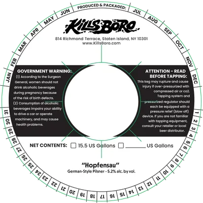 Hopfensau label