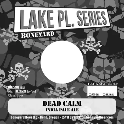 Dead Calm India Pale Ale label
