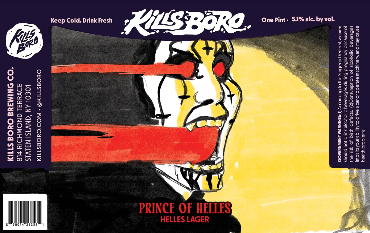 Prince of Helles — full label as filed with TTB
