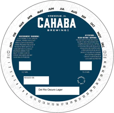 Del Rio Oscuro Lager label