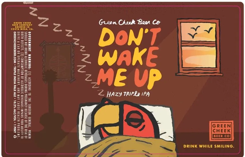 Don't Wake Me Up — full label as filed with TTB