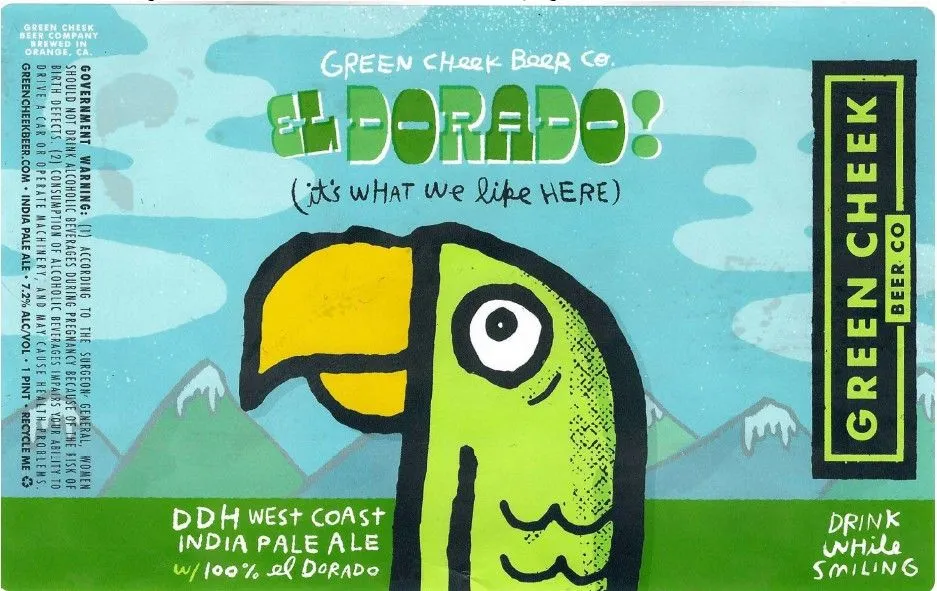 El Dorado! — full label as filed with TTB