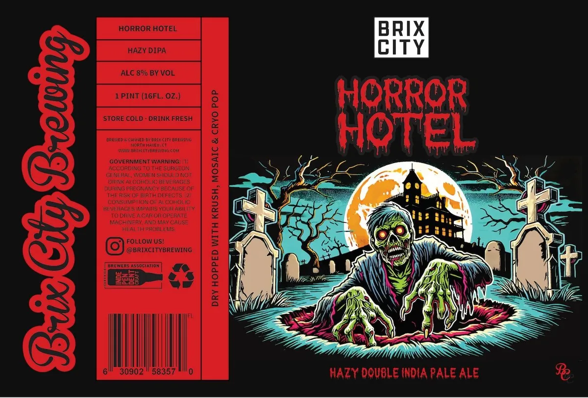 Horror Hotel — full label as filed with TTB
