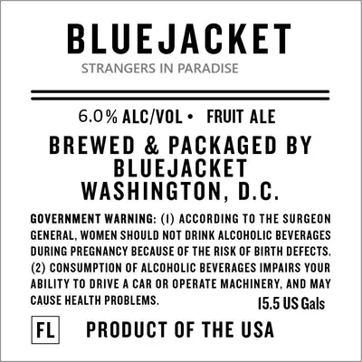 Strangers In Paradise label