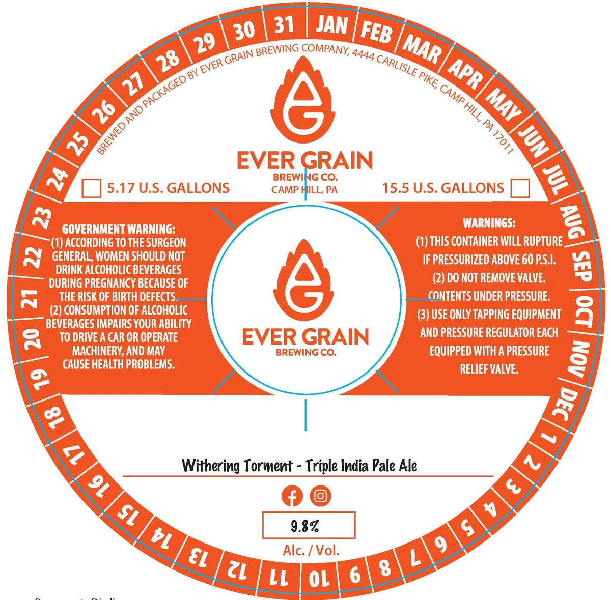 Withering Torment — full label as filed with TTB