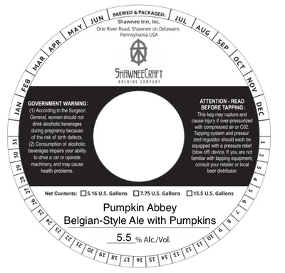 Pumpkin Abbey label