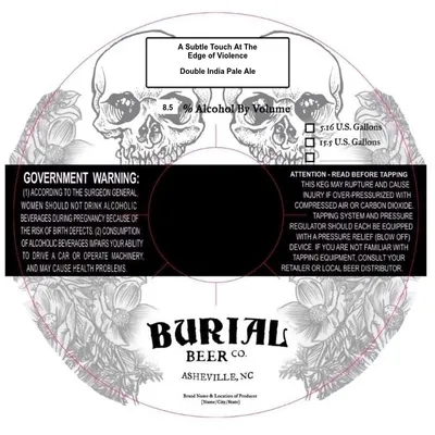 A Subtle Touch At The Edge of Violence label