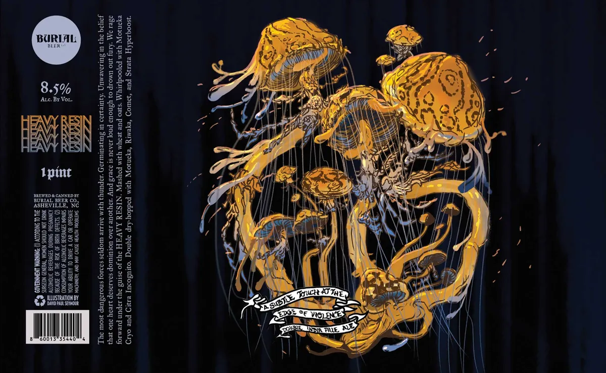A Subtle Touch At The Edge Of Violence — full label as filed with TTB