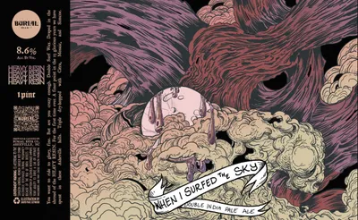 When I Surfed the Sky label