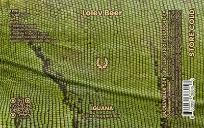 Iguana label