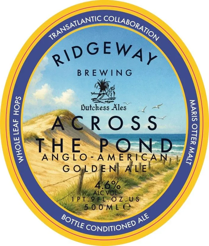 Across The Pond — full label as filed with TTB