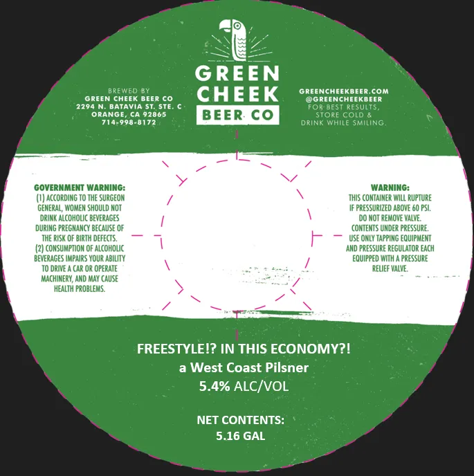 Freestyle!? In This Economy?! — full label as filed with TTB