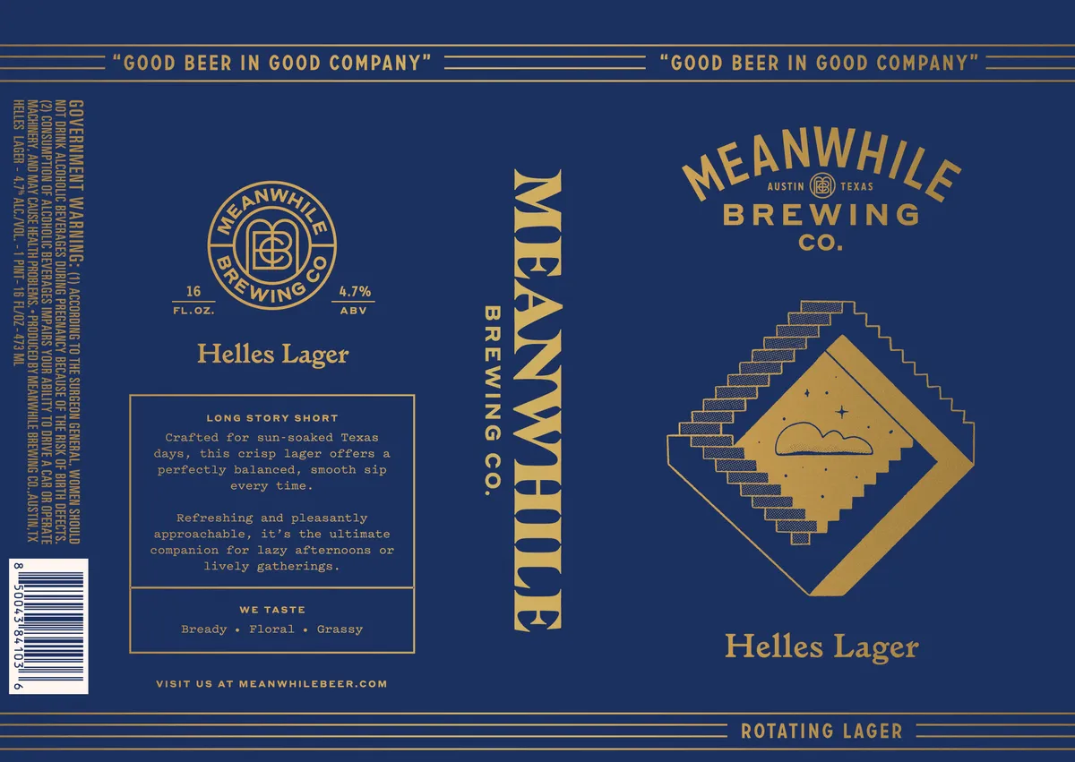 Helles Lager — full label as filed with TTB