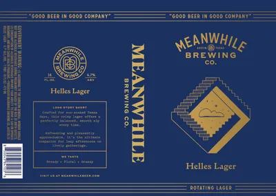 Helles Lager label