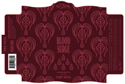 Blood Surge label