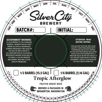 Tropic Afterglow label